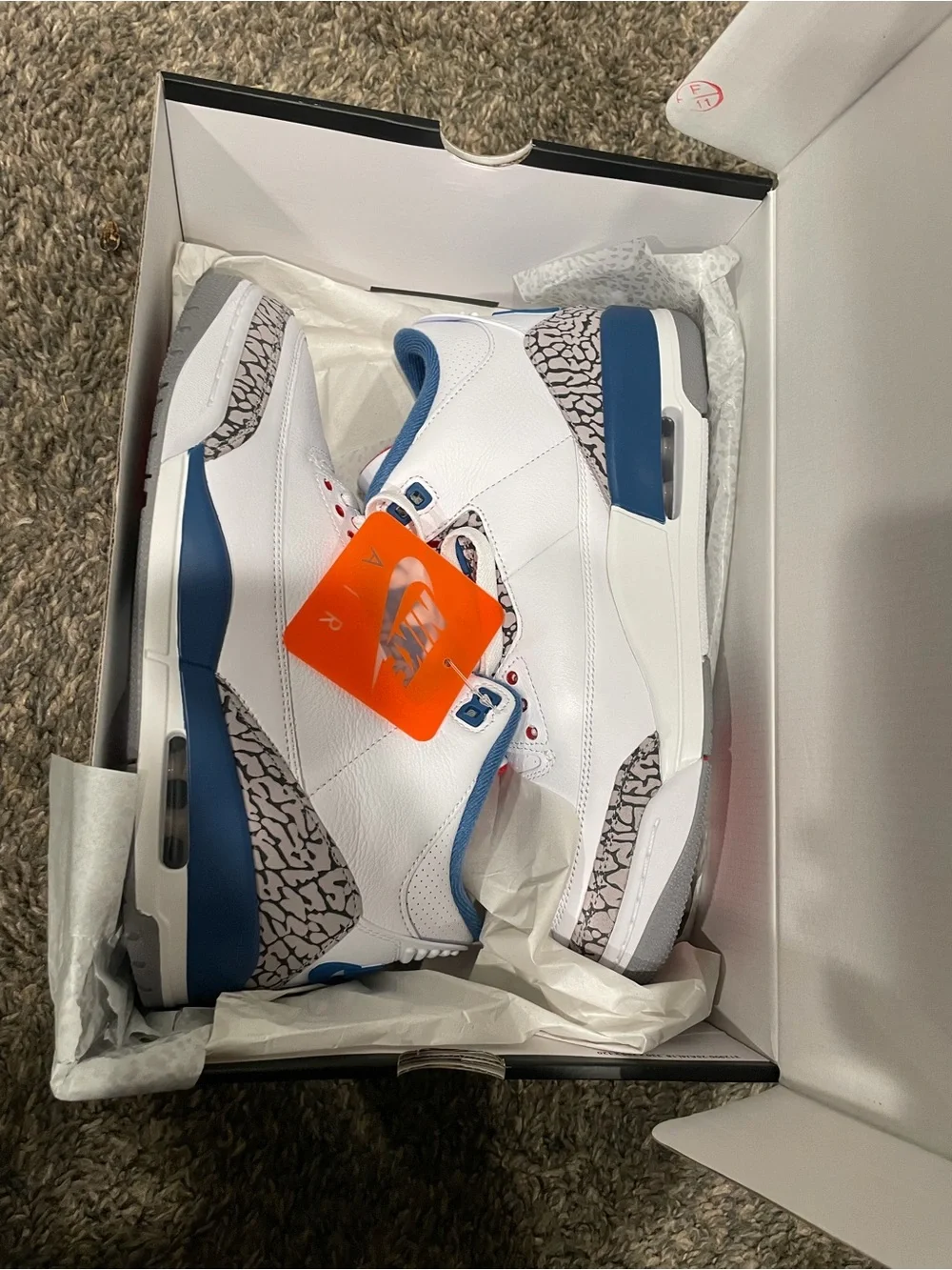 Jordan Retro true blue 3 brand new